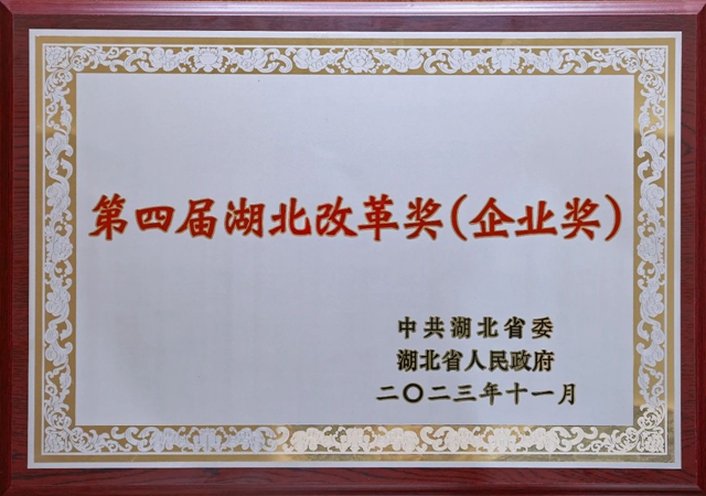 宜化集團獲評第四屆湖北改革獎（企業獎）